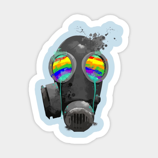 Pyrovision Sticker by philtomato